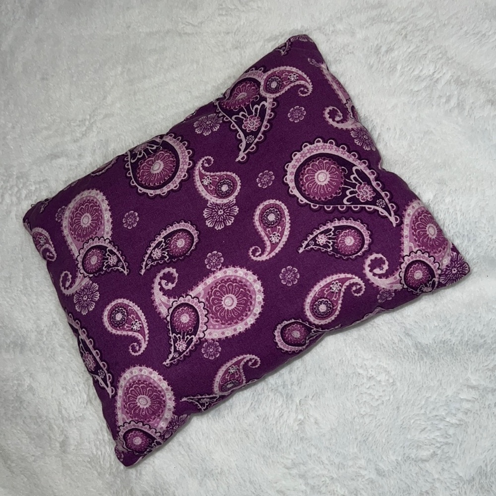 Handmade Paisley Print Pillow NWOT
